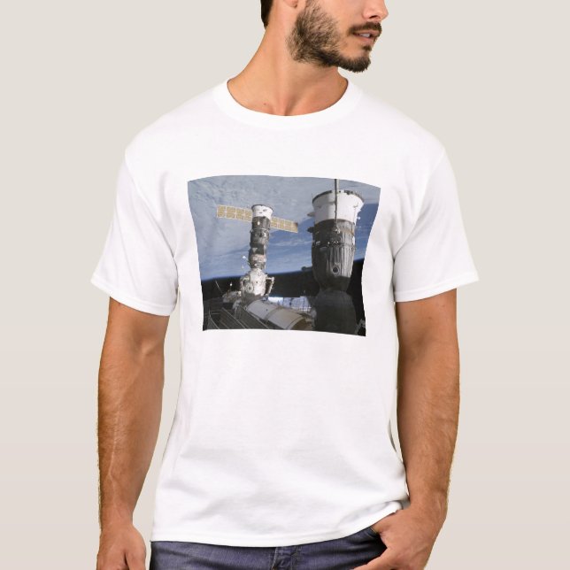 Camiseta Soyuz e naves espaciais russas (Frente)