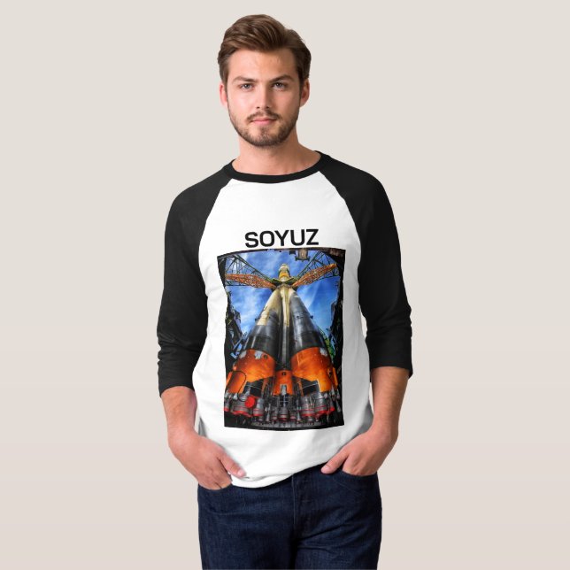 Camiseta Soyuz Rocket On Pad (Frente Completa)