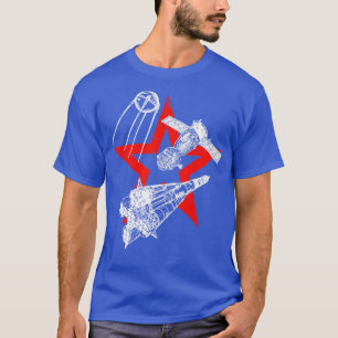 Camiseta Soyuz rocket Soyuz espaçonave satélite Sputnik