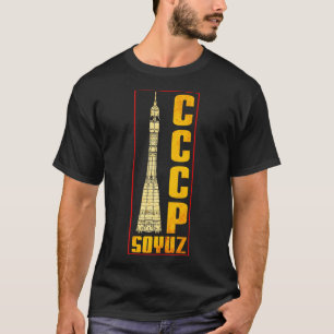 Camiseta Soyuz Rocket União Soviética