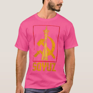 Camiseta Soyuz Rocket União Soviética 3