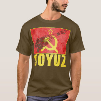 Camiseta Soyuz Rocket União Soviética 9