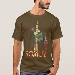 Camiseta Soyuz Rocket União Soviética Rússia 2