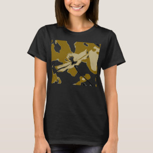 Camiseta Sozinha Flor c.1982 - Vintage art T-shirt