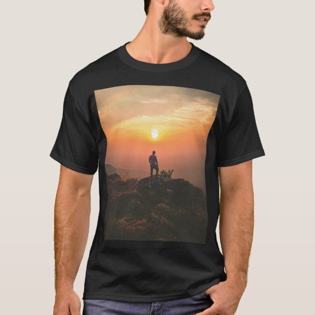 Camiseta Sozinho com Sunset (Frente)