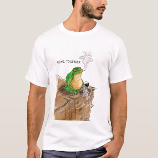 Camiseta Sozinho, Juntos – Solidão Cósmica Astronauta e