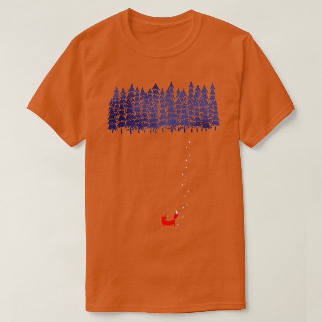 Camiseta Sozinho Na Floresta (Frente do Design)