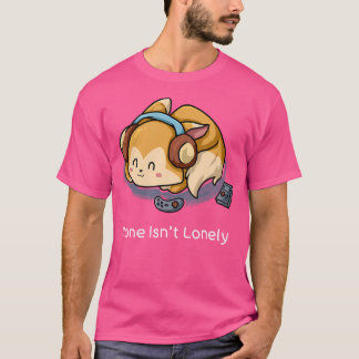 Camiseta Sozinho Não É Solitário Nerd Introdução Fox Geek M