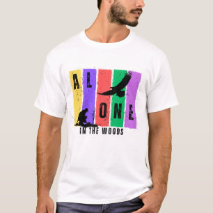 Camiseta Sozinho no Cobrir do Woods Mobile