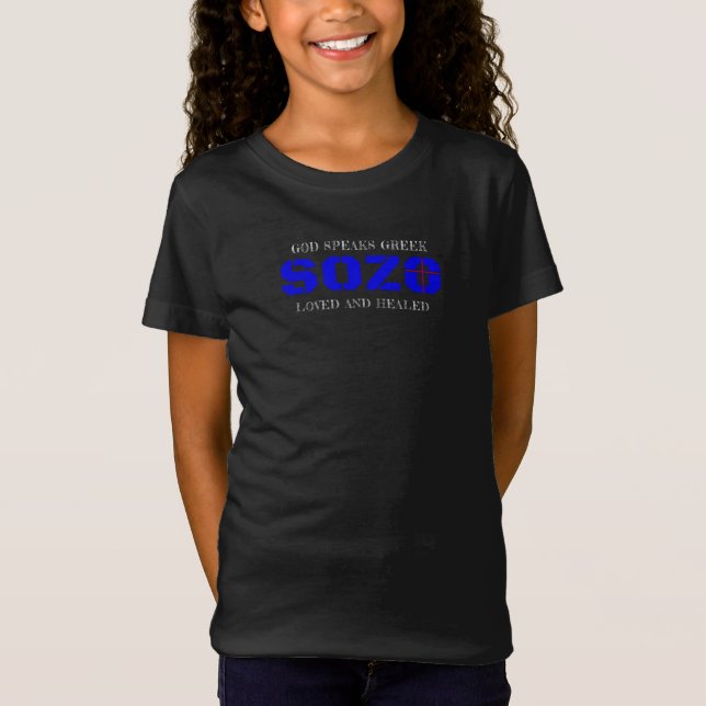 Camiseta Sozo Love, God Speaks Greek T-Shirt (Frente)