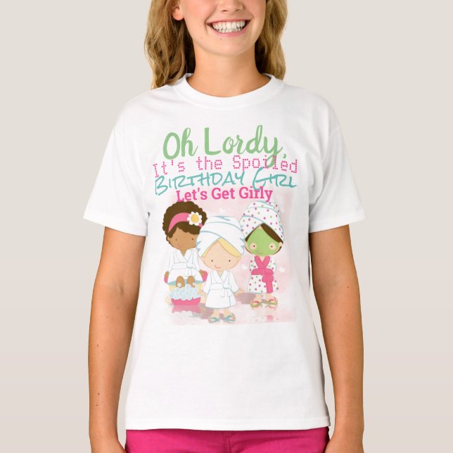 Camiseta Spa Birthday Girl (Frente)