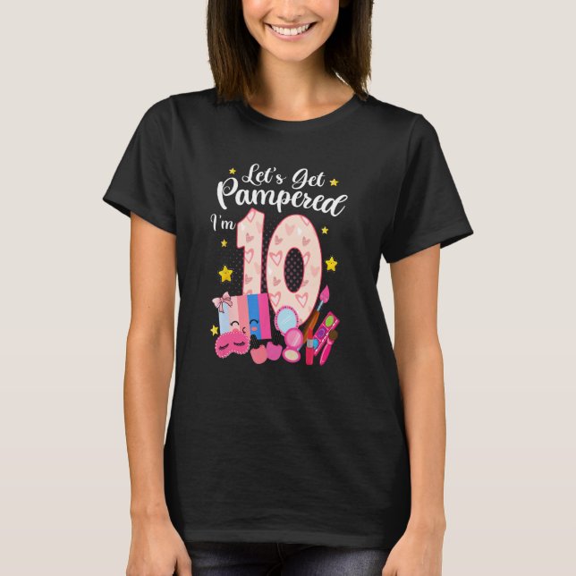 Camiseta Spa Makeup Letu2019s de 10 anos ganha 10º lugar (Frente)