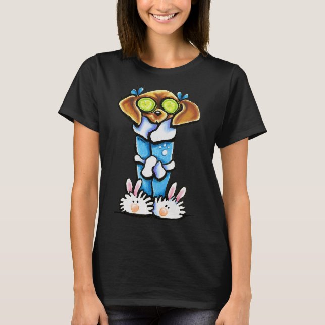 Camiseta Spa Red Dachshund (Frente)