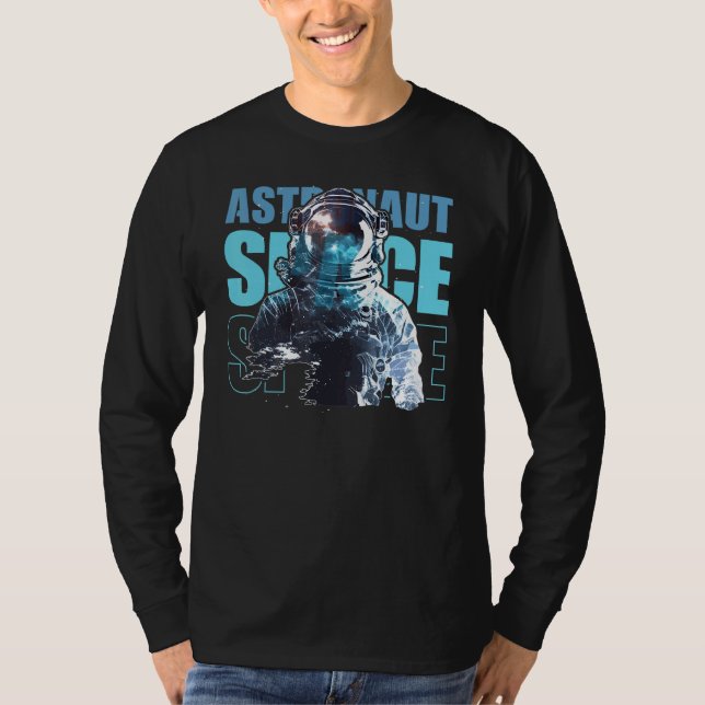 Camiseta Space Astronaut Galaxy Astronomy Spaceman (Frente)