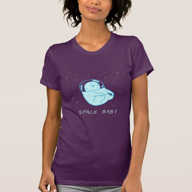 Camiseta Space Baby T-shirt (Frente)
