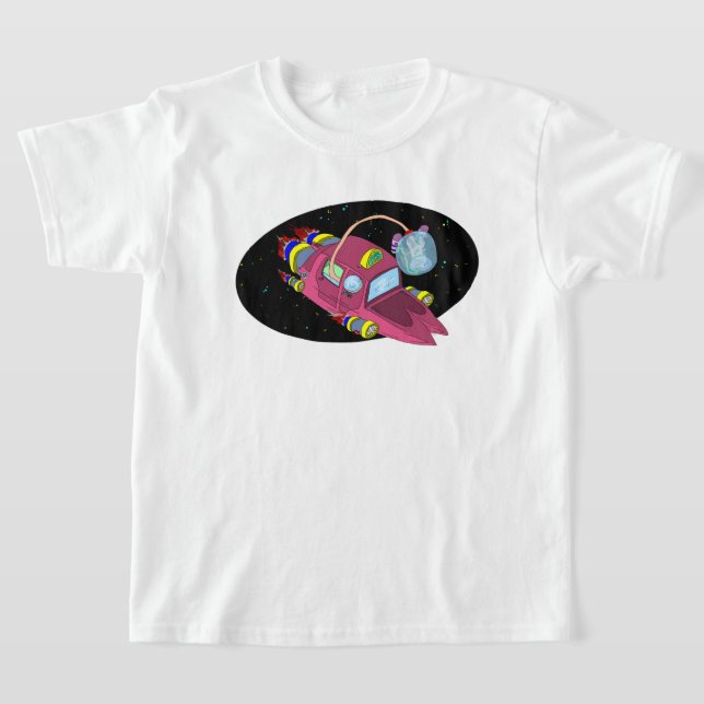 Camiseta Space Cab cat (Postura )