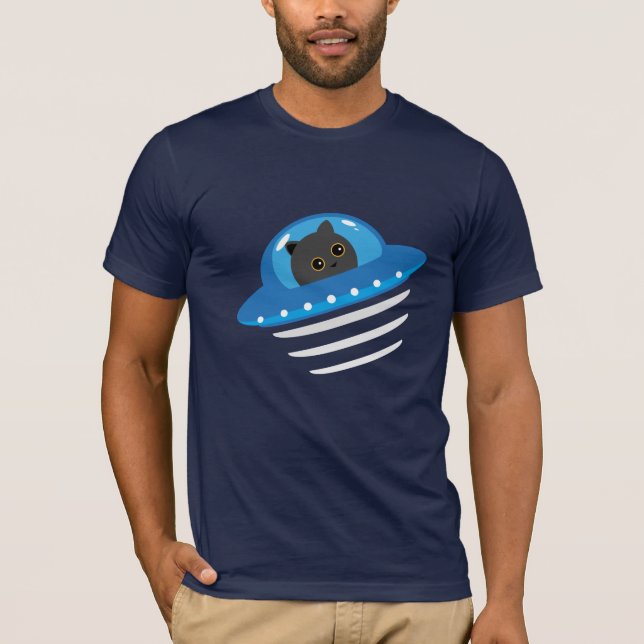 Camiseta Space Cat (Frente)