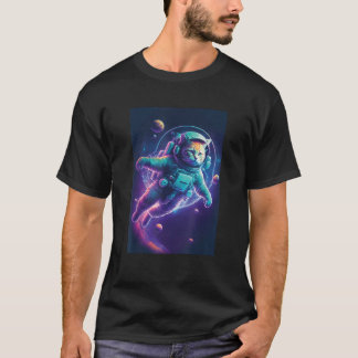 Camiseta Space Cat Astronaut Catstronaut for Cat lovers Gra