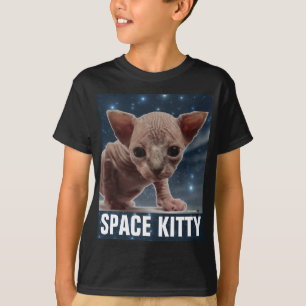 Camiseta SPACE CAT Engraçado Boys Crianças T-Shirts