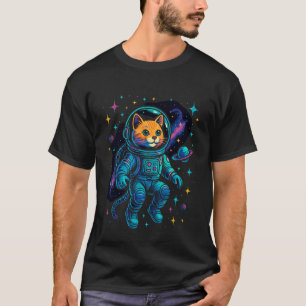 Camiseta Space Cat - Gatinho Astronauta no Espaço
