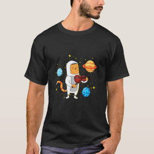 Camiseta Space Cat tocando violino