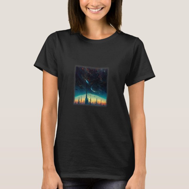 Camiseta Space City Artwork 2 (Frente)