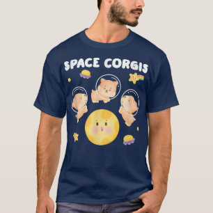 Camiseta Space Corgis Pembroke Welsh Corgi