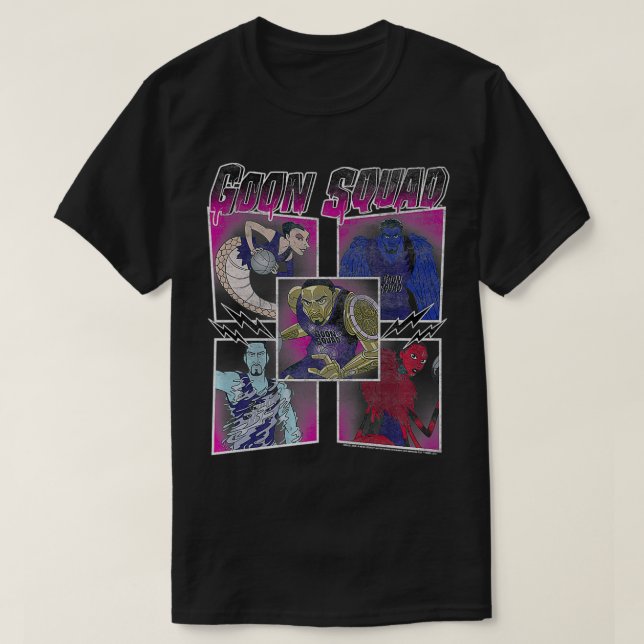 Camiseta Space Jam A New Legacy Group Shot Goon Squad Bo Up (Frente do Design)