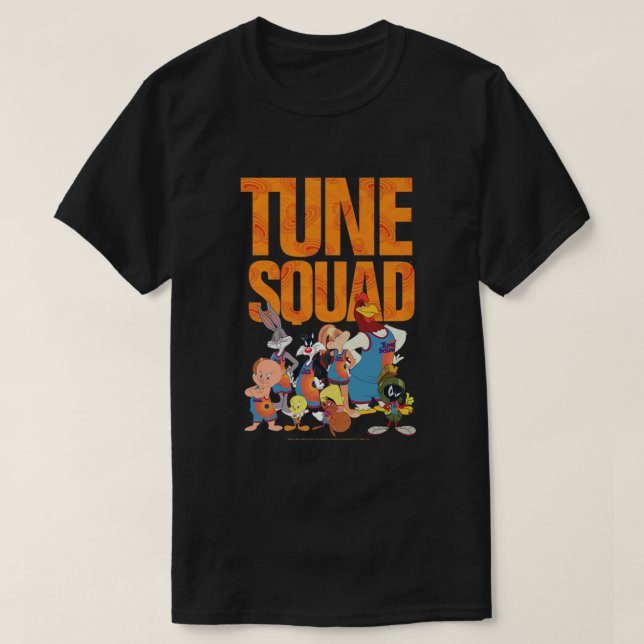 Camiseta Space Jam A New Legacy Tune Squad Group Shot Premi (Frente do Design)