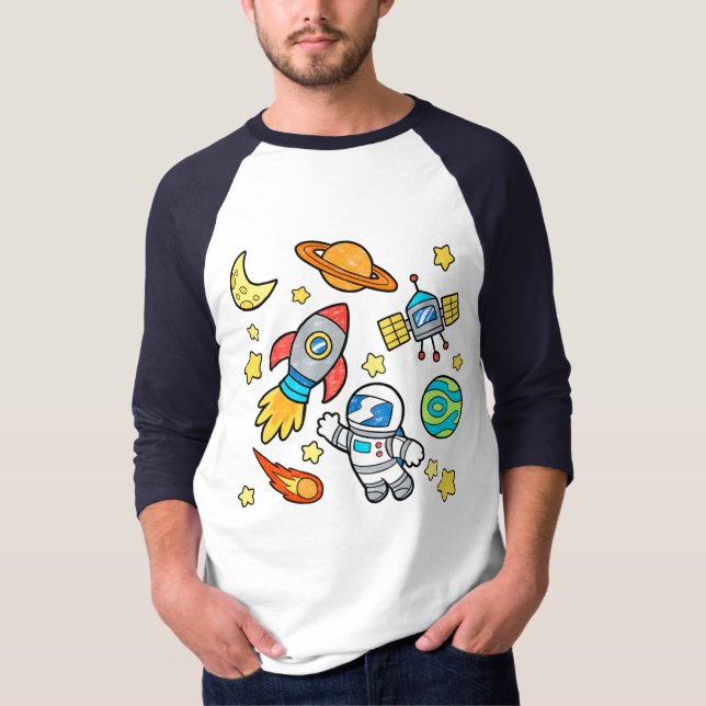 Camiseta Space Kid baseball shirt (Frente)