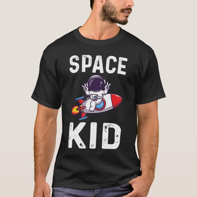Camiseta Space Kid I Kids Rocket (Frente)