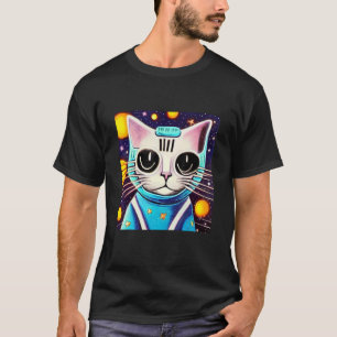 Camiseta Space Kitten Cat Science Ficting Feline Des