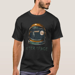 Camiseta Space Motif Children Planet Satellite