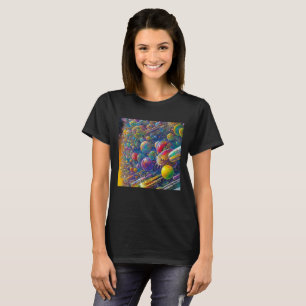 Camiseta Space Race, mulheres negras T-shirt