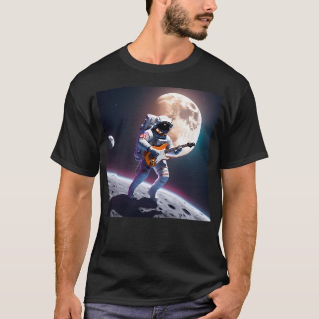 Camiseta Space Rock - Astronauta Jam Sesh (Frente)