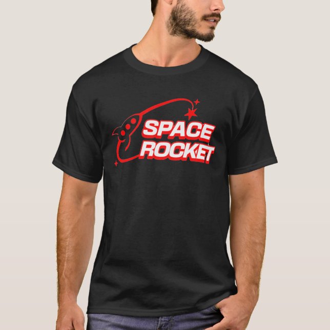 Camiseta Space Rocket t-shirt (Frente)