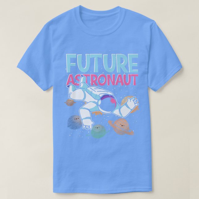 Camiseta Space Science Galaxy Planets Space Future Astronau (Frente do Design)