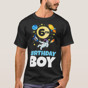 Camiseta Space Themed Bday 6 Years Old Astronaut 6th Birt