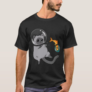 Camiseta spacecat e spacefish