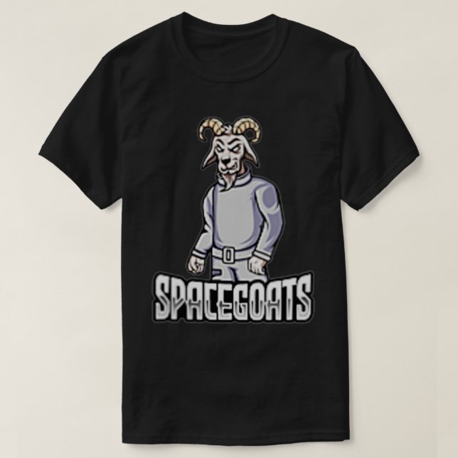 Camiseta SpaceGoats 1rua Edition (Frente do Design)