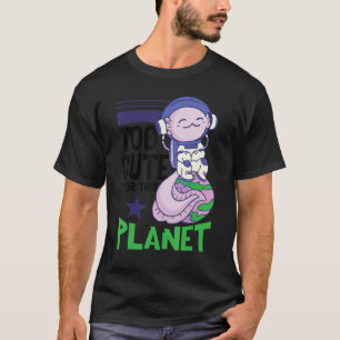 Camiseta   Spaceman Astronaut Space Axolotl