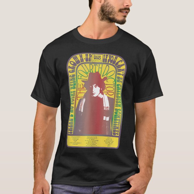 Camiseta Spacetime-Tour 4º Viagem De Tempo De Retro Do Dout (Frente)