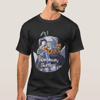 Camiseta Spaceway surfando
