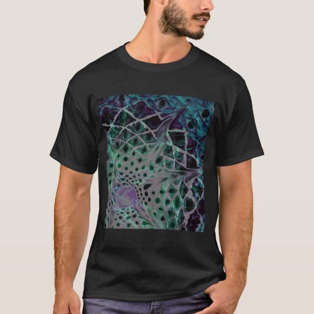 Camiseta Spacey Tie Dye Hippie Psychedelic Mandala Boho (Frente)