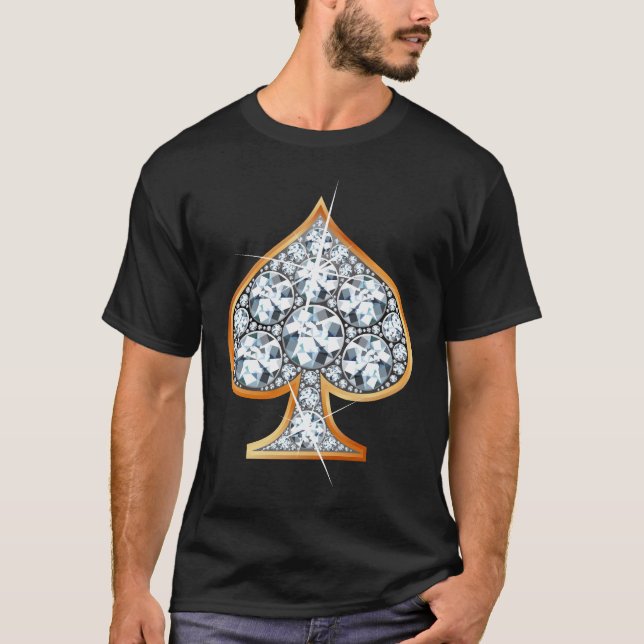 Camiseta Spade Diamond Bling (Frente)