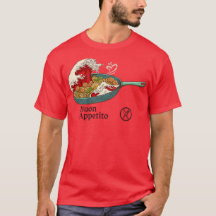 Camiseta Spaghetti Bolognese - Arroz Italiano - R Japonês