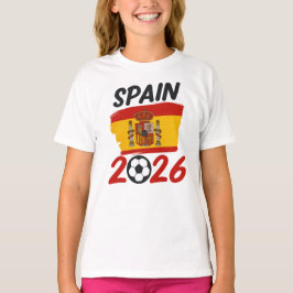 Camiseta Spain 2026 Soccer Fan Design with Flag Colors