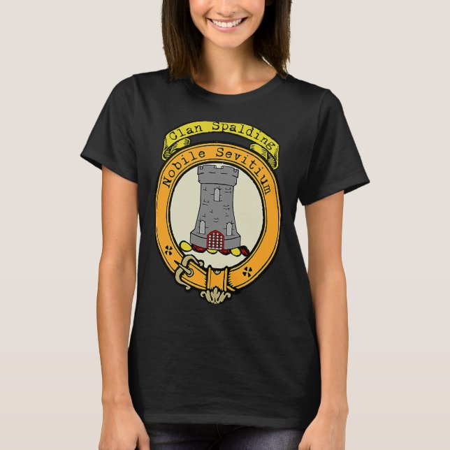Camiseta Spalding Nairn Clan Scottish Crest (Frente)