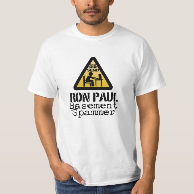 Camiseta Spammer do porão (Frente)