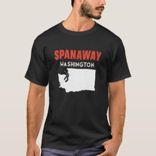 Camiseta Spanaway Washington EUA State America Viagem Washi